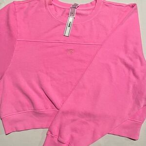 New Victoria’s Secret Pink Sweatshirt (XXL) Logo PinkTop NWT